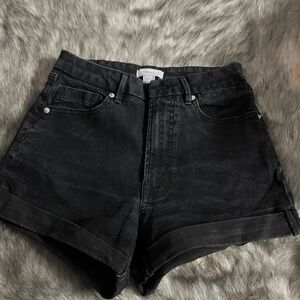 Forever 21 Black Jean Shorts